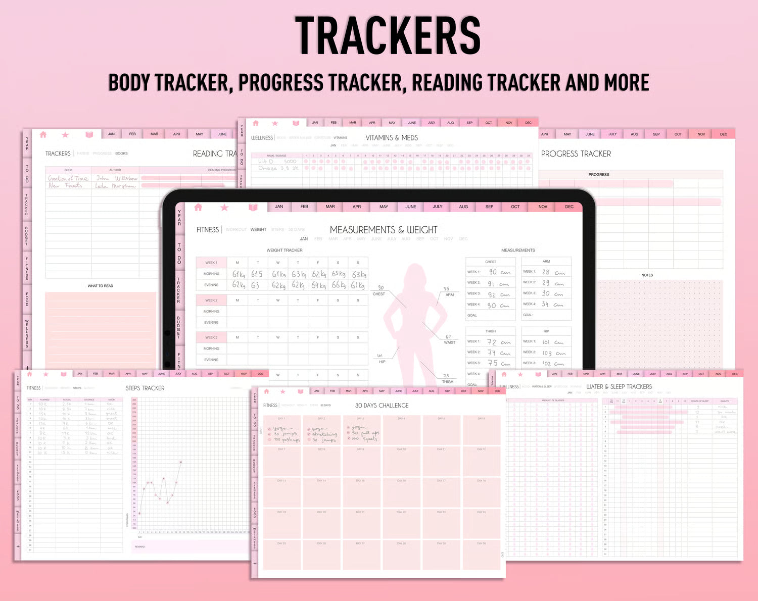 Pink Digital Planner