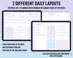 Undated Digital Planner - Purple